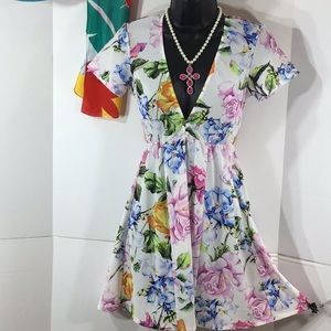 Show Me Your Mumu Ibiza Floral Burst dress S